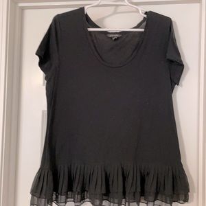 Black top . Banana republic . Medium